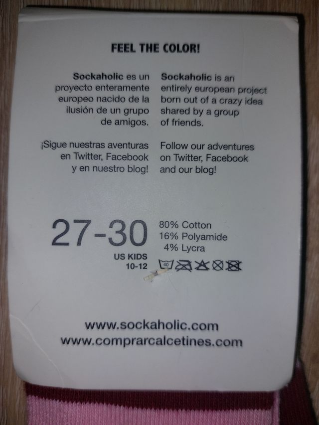 T.27-30 calcetines pack 2