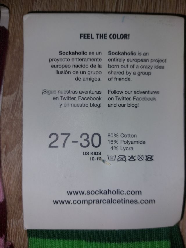 T.27-30 calcetines pack 2