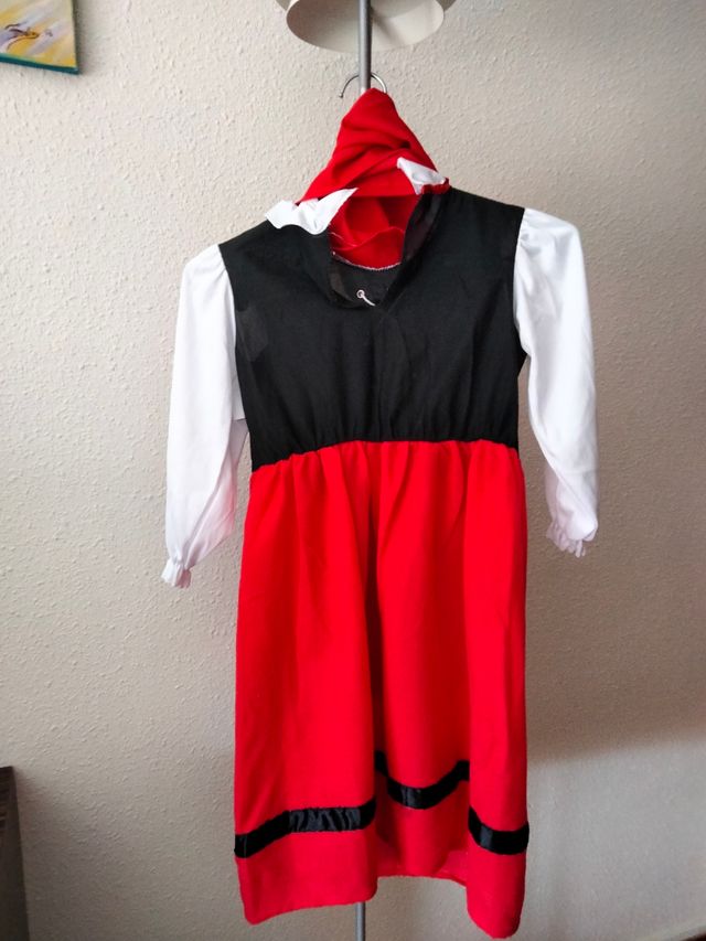 Disfraz pastora niña 3-4 años