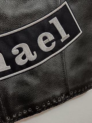 Chaleco de cuero hombre de la talla XXL 
