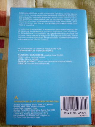 LIBROS CALCULO VECTORIAL ECUACIONES DIFERENCIALES