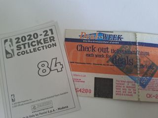 Los Angeles Lackers Figurina e Biglietto
