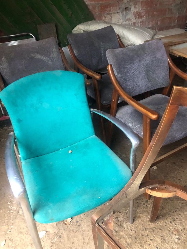 Mesas y sillas vintage