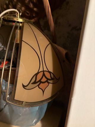 Coppia lampadari vintage