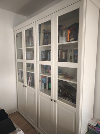 Vitrina aparador librería doble Liatorp IKEA