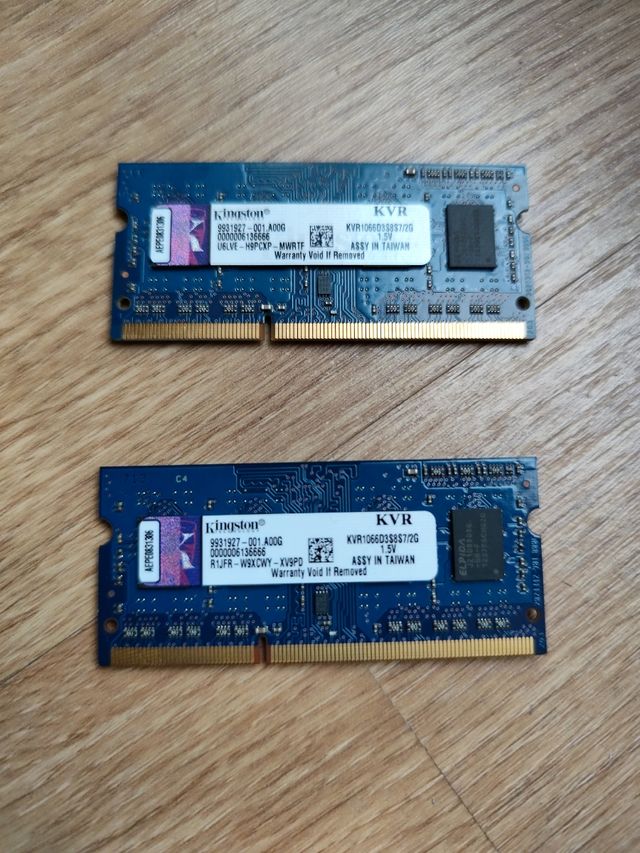Memòria ddr3 2x2gb portatil