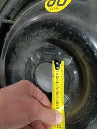 Rueda repuesto tipo galleta 125-80R15