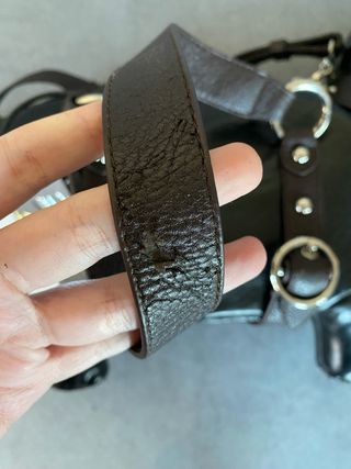 Bolso de mano con forma de perro vintage