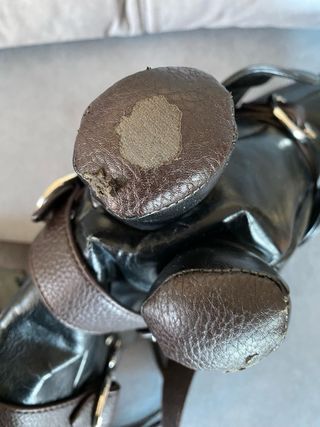 Bolso de mano con forma de perro vintage