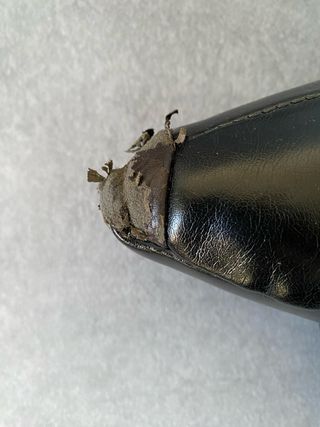 Bolso de mano con forma de perro vintage