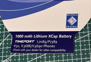 Tapa batería trasera original en su caja Motorola