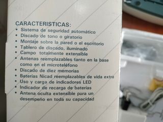Teléfono fijo vintage inalámbrico nuevo