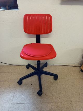 Silla escritorio infantil Roja