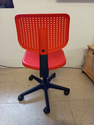 Silla escritorio infantil Roja