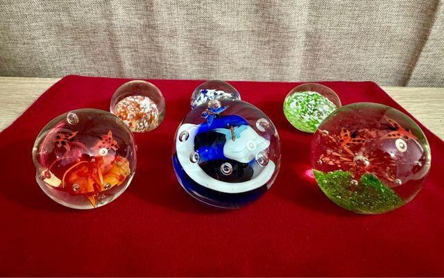 FERMACARTE IN VETRO DI MURANO