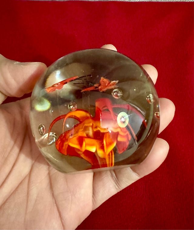 FERMACARTE IN VETRO DI MURANO