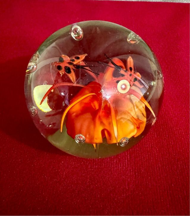 FERMACARTE IN VETRO DI MURANO