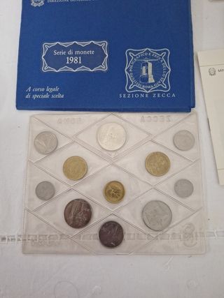 63.47 Lote SERIE DI MONETR 1980 y 1981
