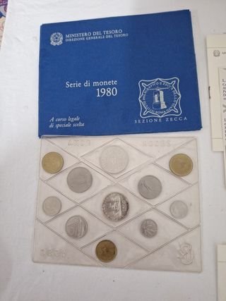 63.47 Lote SERIE DI MONETR 1980 y 1981