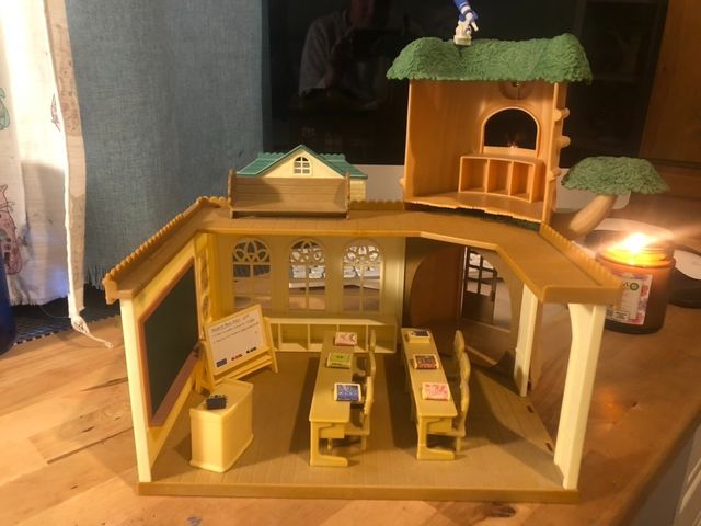 Escuela de sylvanian families