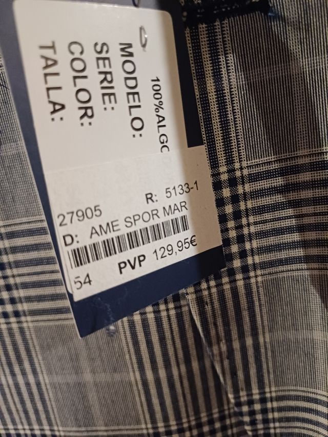 Americana de hombre,54