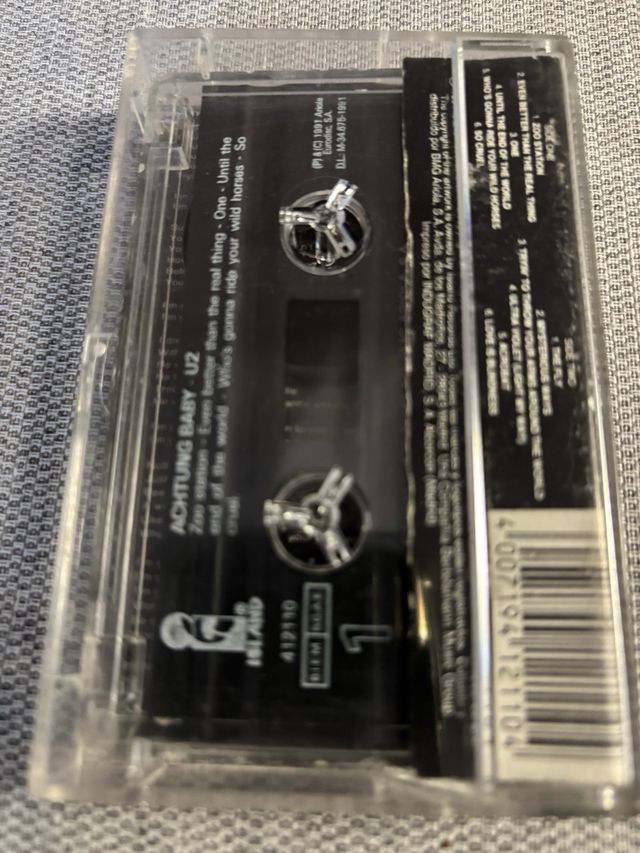 U2 - Achtung Baby - Cassette 1991 Spain
