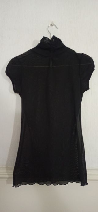 Blusa Zara transparente 