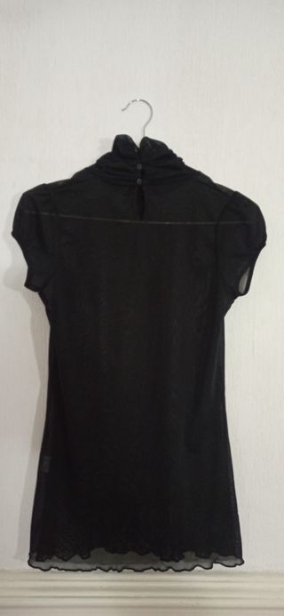 Blusa Zara transparente 