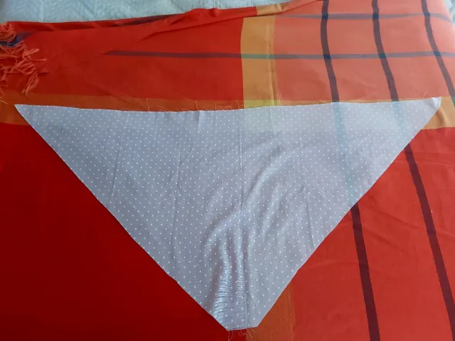 Delantal indumentaria plumeti con encaje cn REGALO