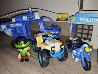 Comisaria y barco pirata PinyPon