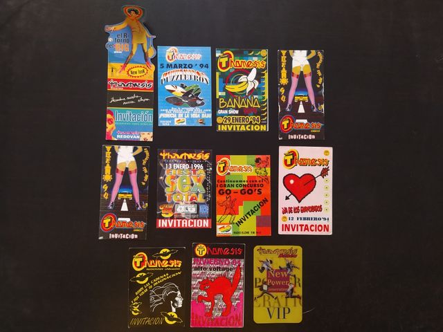 Lote 10 flyers discoteca thamesis