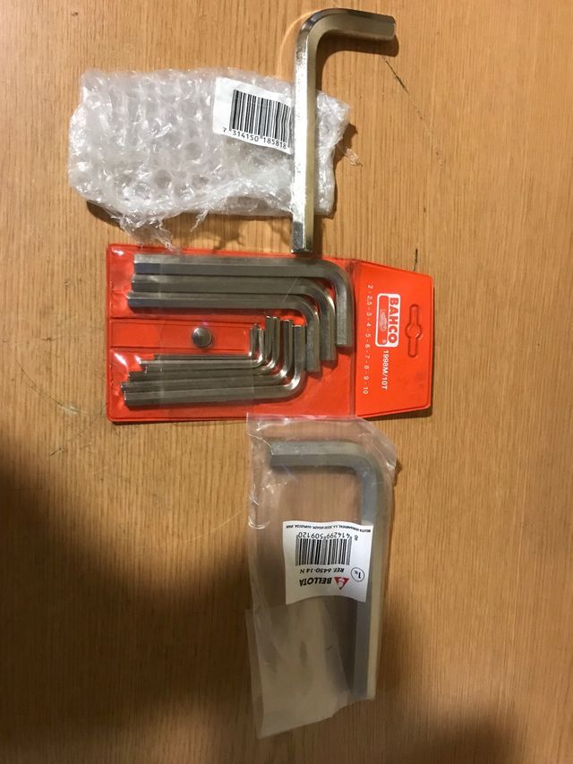 Bahco juego llaves Allen