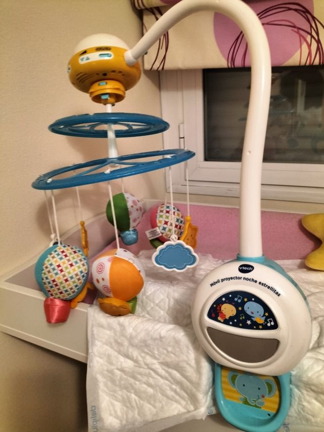 Proyector noche cuna estrellitas vtech