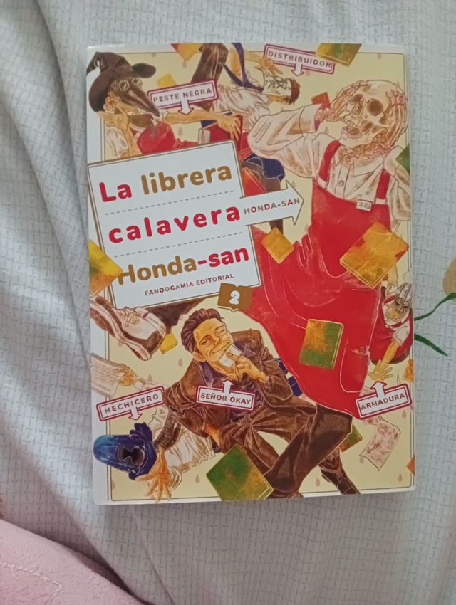 Manga: La librera calavera Honda-san Tomo 2