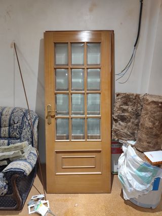 Puertas con cristalera 82cm