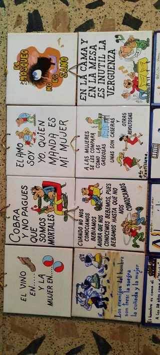 Azulejos con refranes