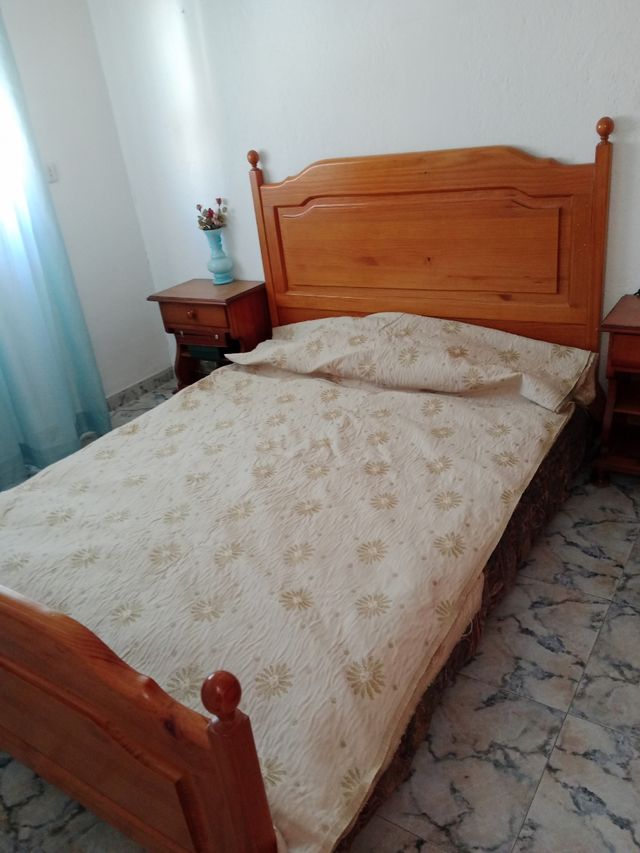 Dormitorio de matrimonio 135 madera de pino, prove