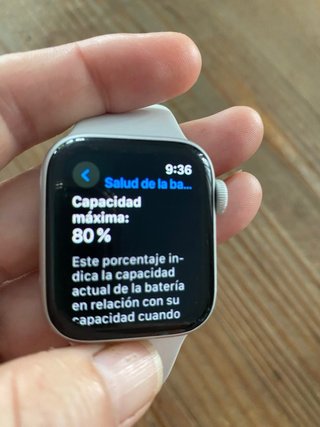 Apple Watch SE 40 GPS Aluminio Plata Correa Blanca