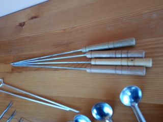 Utensilios para fondue.