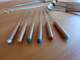 Utensilios para fondue.