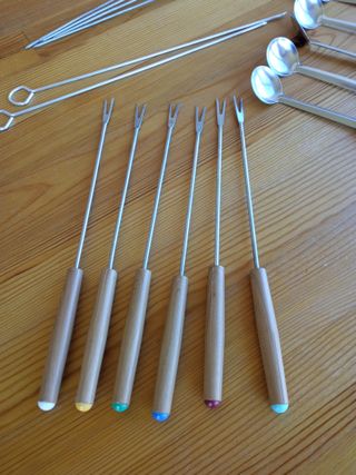Utensilios para fondue.