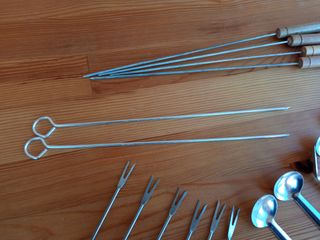 Utensilios para fondue.