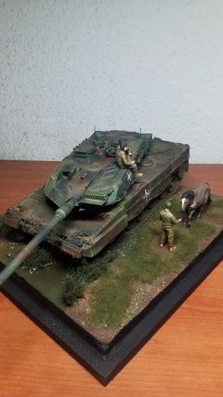 Diorama soldados ucranianos.