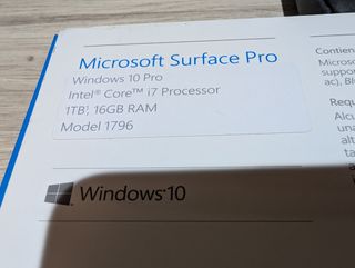 Microsoft Surface Pro i7 16gb 1tb
