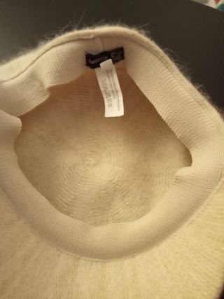 Gorra angora y lana mujer