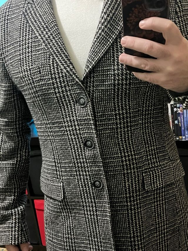 Cappotto stile Principe di Galles XXL