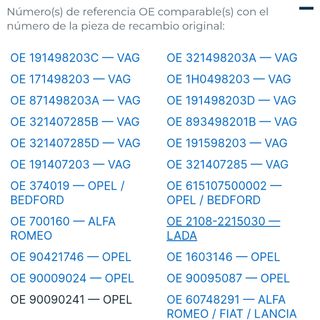 Kit reparación fuelle palier Seat, VW...