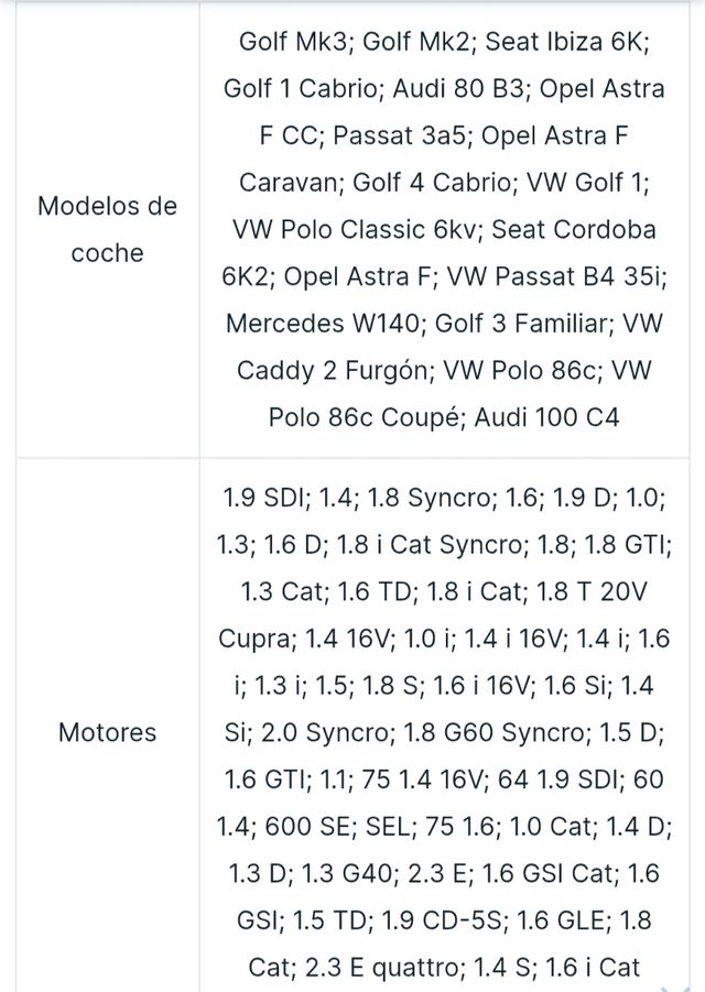 Kit reparación fuelle palier Seat, VW...