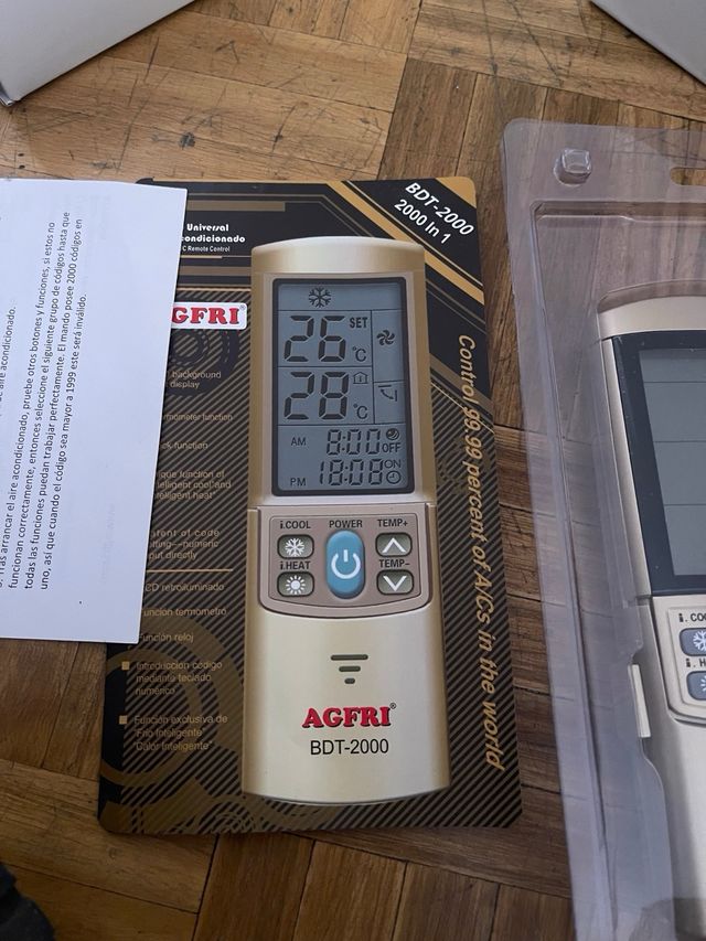 Mando univesal aire acondicionado Agfri 2000