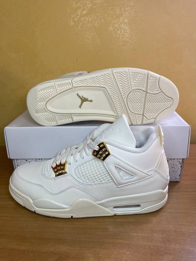 Nike Air Jordan 4 Sail Metallic Gold WMNS 42,5